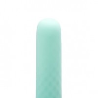 10-Speed USB Recharging Silicone Vibrator 3.8 Inches Green